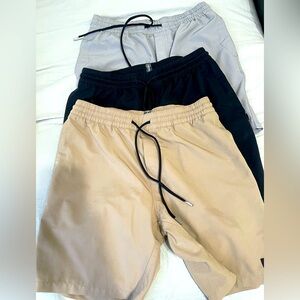 3 pairs volcom shorts